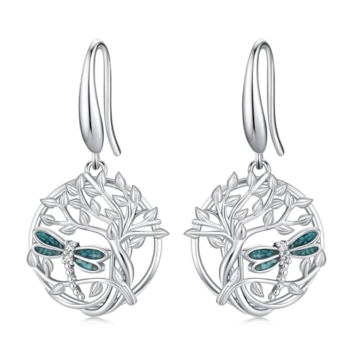 Libellule turquoise en argent à porter au bureau ou pour une soirée d'été