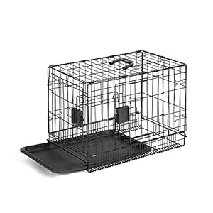 Metal Wire Dog Crate with Tray