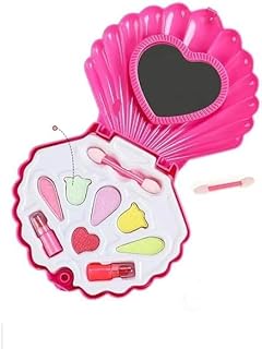 مجموعة ألعاب مستحضرات التجميل مع مرآة للبنات