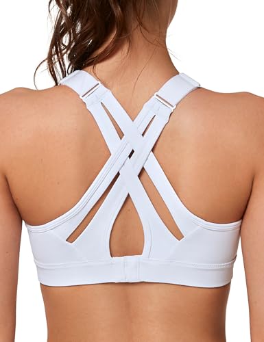 Soutien-gorge de sport fitness sans douleur avec dos croisé réglable
