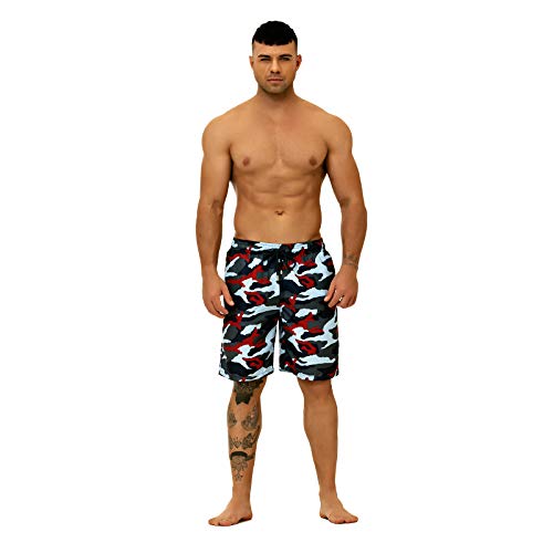 Image of KAILUA SURF Mens Swim Trunks Long, Quick Dry Mens Boardshorts, 9 Inches Inseam Mens Bathing Suits with Mesh Lining