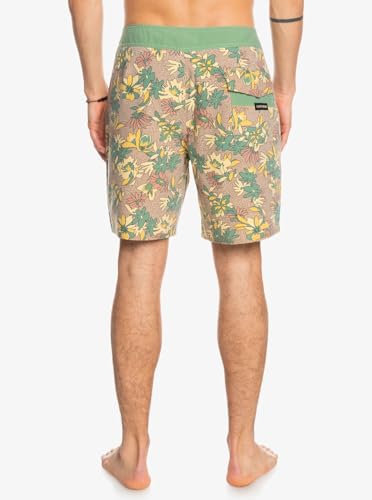 Quiksilver Men's Surfsilk Washed 18 Boardshort Swim Trunk Bathing Suit4