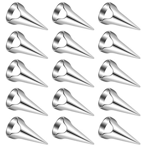 30 Pieces Hair Parting and Selecting Tools Hair Sectioning Ring Stitch Rings for Braiding Weaving Extensions Styling Nail Finger Silver Metal Hair Braiding Accessories