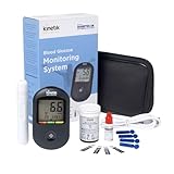 Kinetik Wellbeing Blood Sugar Monitor - Glucometer Kit for Diabetic Home Testing Used by the NHS, Blood Glucose Meter for Precise Sugar Level Monitoring, Suitable for Pregnancy, Supporting Diabetes UK