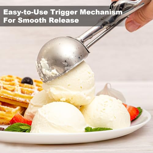 image for LifHap Cookie Scoop,Set of 3 Cookie Dough Scoops for Baking 1 Tbsp,2 T
