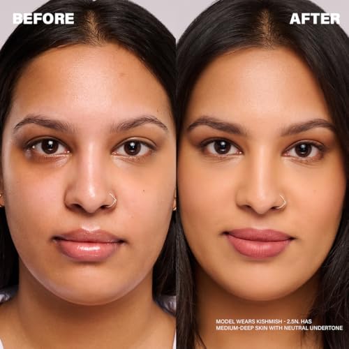 Image of SIMPLYNAM Hydrafit Liquid Concealer | Neutral Undertone Concealer for Everyday Makeup | Crease-Free Blur with Buildable Medium Coverage | Marula & Rosehip Oil | Vegan | Kishmish - 2.5N