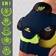Sport Schulterbandage für Herren & Frauen mit Kühlpads Gel Kälte- Wärmetherapie - Unterstützung der Rotatorenmanschette - Neopren Verstellbare Schulterbandage Linken & Rechten Arm (L/XL, Grün)
