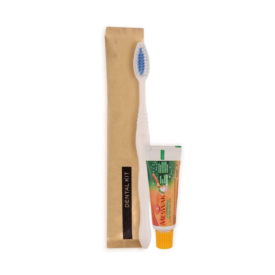 Dental Kit – Pack of 25 I Includes Meswak Herbal Toothpaste & Toothbrush I Promotes Natural Oral Care & Freshness I Travel-Friendly & Hygienic I Ideal for Hotels, Guests & Personal Use
