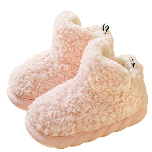 Womens Winter Boots, Soft Memory Foam Fuzzy House Ankle Platform Women Boots