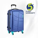 Safari Crypto 55, 65 & 77 Cms Polycarbonate Hardsided Luggage Midnight Blue Set of Cabin, Medium, Large 4 wheels Trolley Bag, (CRYPTO3P4WMBL)