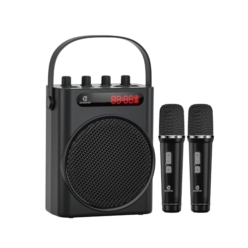 ZOWEETEK 60W Voice Amplifier with Microphones
