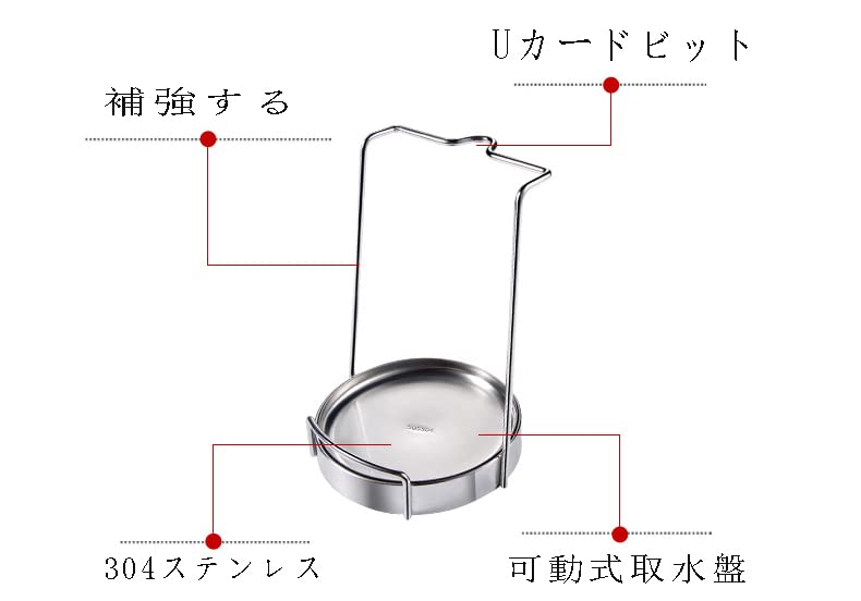 Amazon｜鍋ふたスタンド キッチン 304ステンレス 鍋蓋 収納 スタンド