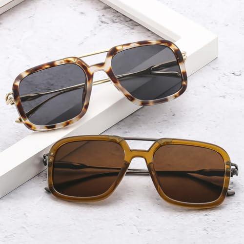 Lunettes de soleil rétro protégeant des reflets avec verres dégradés