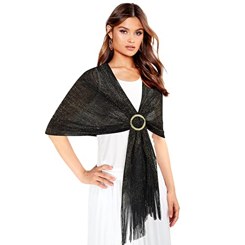 EIMMBD Shawls and Wraps for Women Evening Dresses Wedding Party with Tassel4