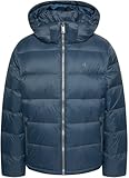 Calvin Klein Men’s Nylon Zip Off Puffer Jacket with Hood, Blue (Ink), M - Image 4