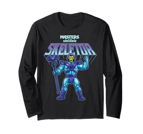 T-shirt Skeletor 40th Long Sleeve Masters Of The Universe en coton