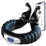 Penisring Vibrator, Penisringe Sex Spielzeug für die Paare mit Einstellbare Größe,Cockring Sexspielzeug für Paare Extrem Sex mit 10 Vibrationsmodi, Penis Ring Sex Spielzeug für die Männer Extrem