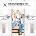 Honeywell Safes & Door Locks - Interior & Exterior Straight Lever Door Handle with Keys - Door Lever for Bedroom - Anti-Bump Resistant - Reversible for Right & Left Sided Doors - Satin Nickel, 8104301