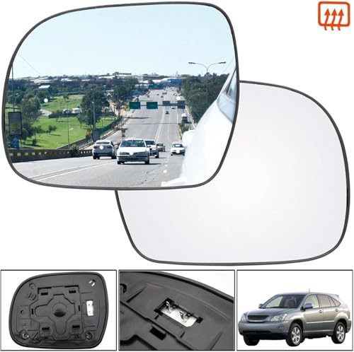 Rétroviseur Hilux 2005-2010 convexe chauffant avec plaque de remplacement - 4