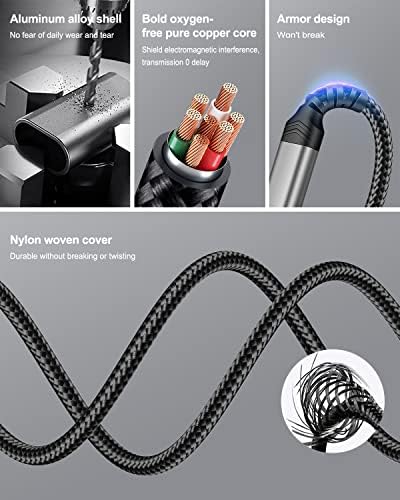 [Apple MFi Certified] Apple Lightning to 3.5mm Audio Cable 1M Compatible with iPhone 13/13 Pro/SE/12/12 Pro/11/11Pro/X/XS/XS Max/XR/8/7,Support All iOS Version for Home/Car Stereo,Speakers, Headphones