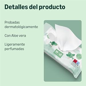 by Amazon Toallitas refrescantes para bebé, 1008 toallitas, sin perfume, 18 paquetes de 56