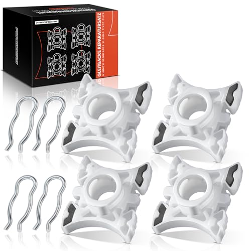 Frankberg 4x Fensterheber Gleitbacke Reparatursatz Kompatibel mit 740 760 S60 S80 V70 XC70 XC90 3er F30 F31 E36 E46 E90 E91 E92 5er 7er Z3 Z4 Vorne oder Hinten Replace# 51321938884