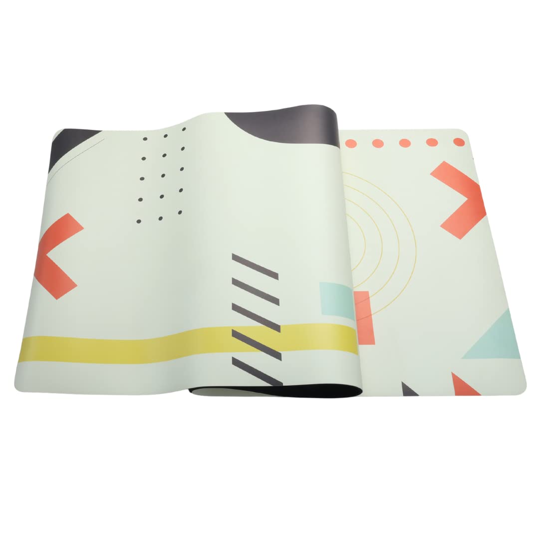 Core Asana Yoga Mat for Kids, Kids Mat with Fun Quote Printed Kids Playmat Anti Skid Exercise Mat (Geometry Print) (B09P1KVT16) Amazon Price History, Amazon Price Tracker