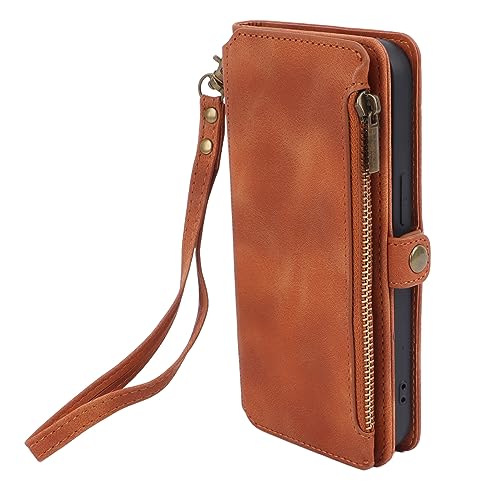 Étui de téléphone en faux cuir de mode simple pour le bureau, les trajets et les sorties