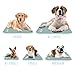 The Green Pet Shop Cool Pet Pad - Extra Large, Sage Grey - Self-Cooling, Pressure Activated Mat for Dogs & Cats from 9-20 lbs - Non-Toxic Gel, No Water Needed