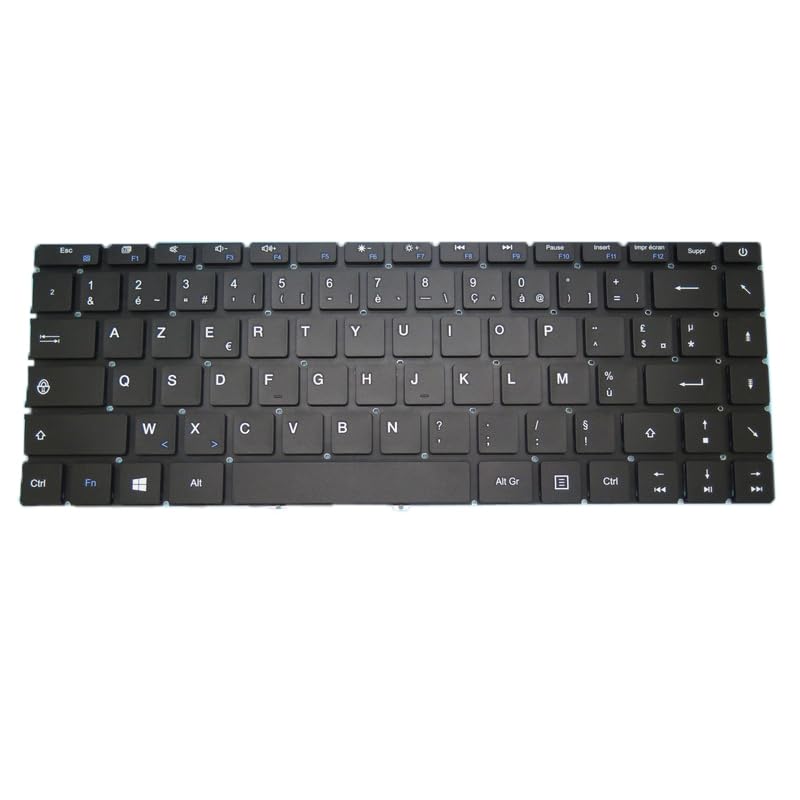 Clavier français pour Teclast F6 noir sans cadre pour réparer votre ordinateur portable