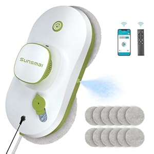 Sunsmai W1 Fensterputzroboter mit Fernbedienung