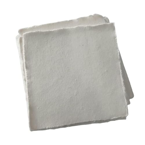 Deckle PapersR �n���h���C�h �y�[�p�[�J�[�h�X�g�b�N �����`�V�[�g �����쐬 ���� �X�N���b�v�u�b�N �������̏��ҏ� �܂莆 ���j���[�J�[�h ���G���� ���ʉ� �T�C�Y 9x9�C���` 50���p�b�N �I�t�z���C�g