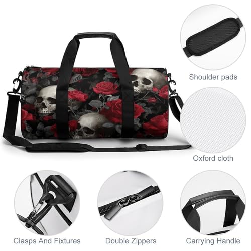 Bolsa de viaje cilíndrica espaciosa para llevar todo tu equipaje 5