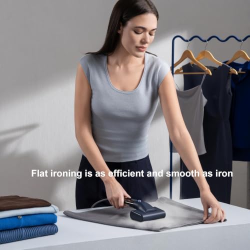 Image of G10 Steamer for Clothes, Portable Travel Irons,Handheld Garment Steamer | 15S Fast Heat Up,Big Iron Panel steam iron 2-in-1 Travel Size 0.9 lbs, 100ml Tank for Travel & Home