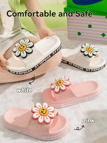 Sunflower Slippers for Women Indoor Outdoor Beach Travel Slides Shower Sandals Cushioned Thick Sole Y2k Aesthetic Cute2