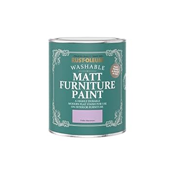 Rust-Oleum Purple Furniture Paint in Matt Finish - Violet Macaroon Matt 750 ml
