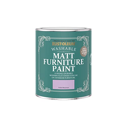 Rust-Oleum Purple Furniture Paint in Matt Finish - Violet Macaroon Matt 750 ml