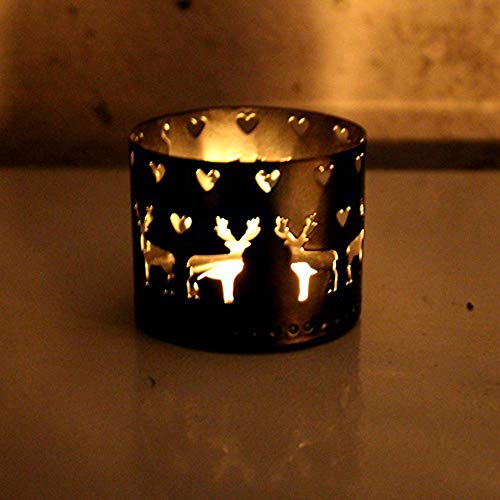 AMhomely Christmas Decorations Sale, Xms Hollow Candle Holder Candlestick Creative Christmas Decor Party Decoration Merry Christmas Decorative Xmas Decor Ornaments Party Decor Gifts