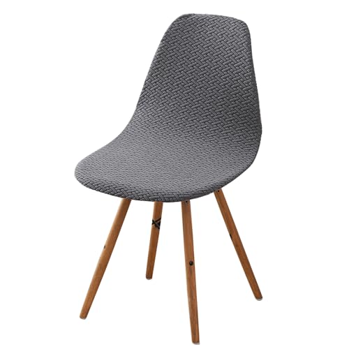 Fundas for sillas escandinavas Fundas for sillas escandinavas Comedor elásticas de Cocina Color Beige(Gris Foncé,Lot de 2)