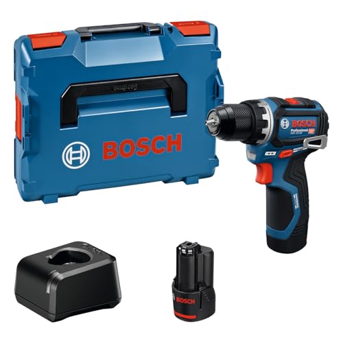 Bosch Professional 12V System Trapano-avvitatore a batteria GSR 12V-32 (Advanced KickBack Control, motore brushless, incl. 2,0 Ah, GAL 12V-20, L-BOXX)