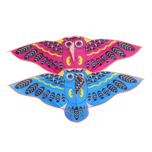 SUPVOX Cartoon Owl Kite 2pcs Kite Shaped Owl Boys and Girls for Flying Random
