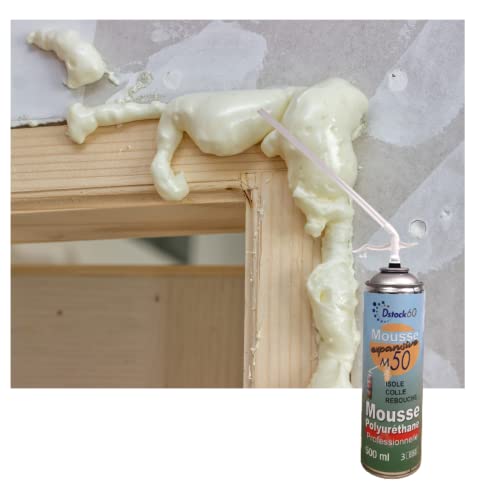 Mousse polyurethane pour isoler et reboucher les murs et fenetres - 6