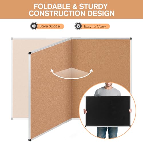 Board2By CORKB6048 Extra Large Cork Bulletin Board 60 Inch X 48" thumb #3