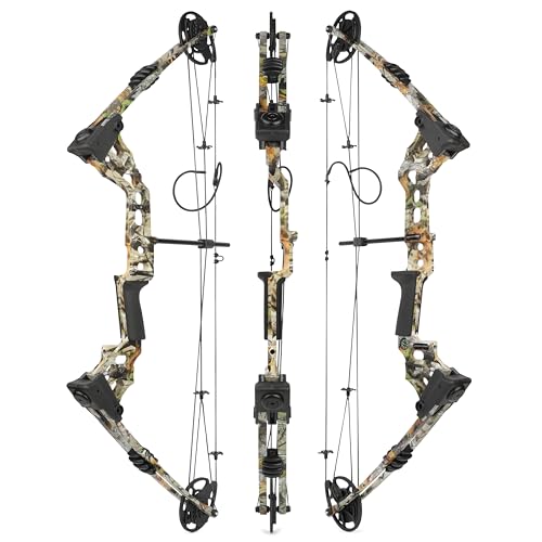 surwolf Compoundbow Set, Hunting & Targeting, 20-70lbs Adjustable, IBO 320FPS Speed, Archerybow, Archery Huntingbow (camo set2, RH) - Image 6