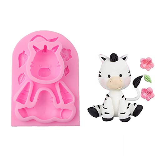 漫画モンキーウサギ象ジャイラフシリコンシュガークラフト樹脂カップケーキベーキングフォンダンケーキ装飾ツールファーム動物シリコーン型石鹸作り
