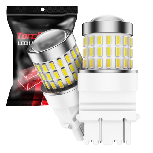 Image of Torchbeam 3157 LED Bulbs for Reverse Lights, Super Bright 3156 4157 3056 3057 4057 3457 Car LED Bulbs, 3000 Lumens 6000K Backup Signal Brake Parking DRL Tail Lights Bulbs Replacement, Pack of 2