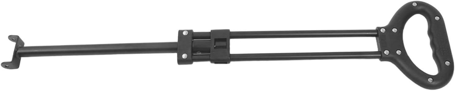 Folding Wagon Pull Handle Replacement, Retractable Telescopic Outdoor Cart Handle for Camping, Beach, Garden Trolley with Metal Base Accessory