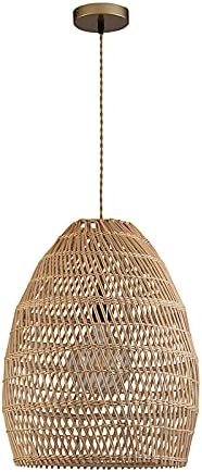 Rattan Pendant Light, Natural Color 