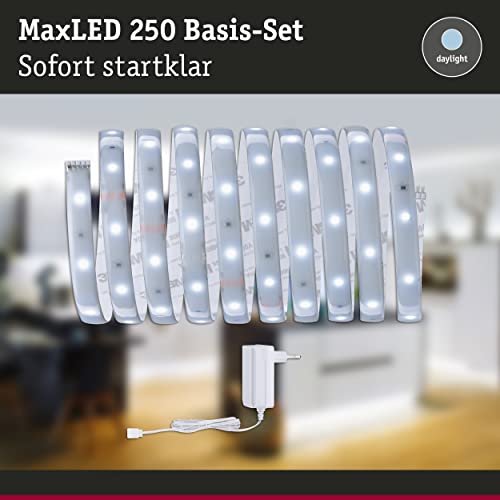 Paulmann 79873 LED Strip MaxLED 250 Basic Set 3m Daylight IP44 Protect Cover incl. 1x12 watt Strip Lighting Strip 6500 K - Image 3