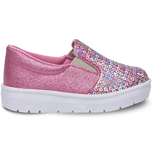 Tenis Slip On Infantil Menina Casual Moda 11.41 (27, Rosa)